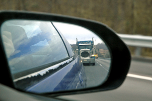 an image of a rearview mirro