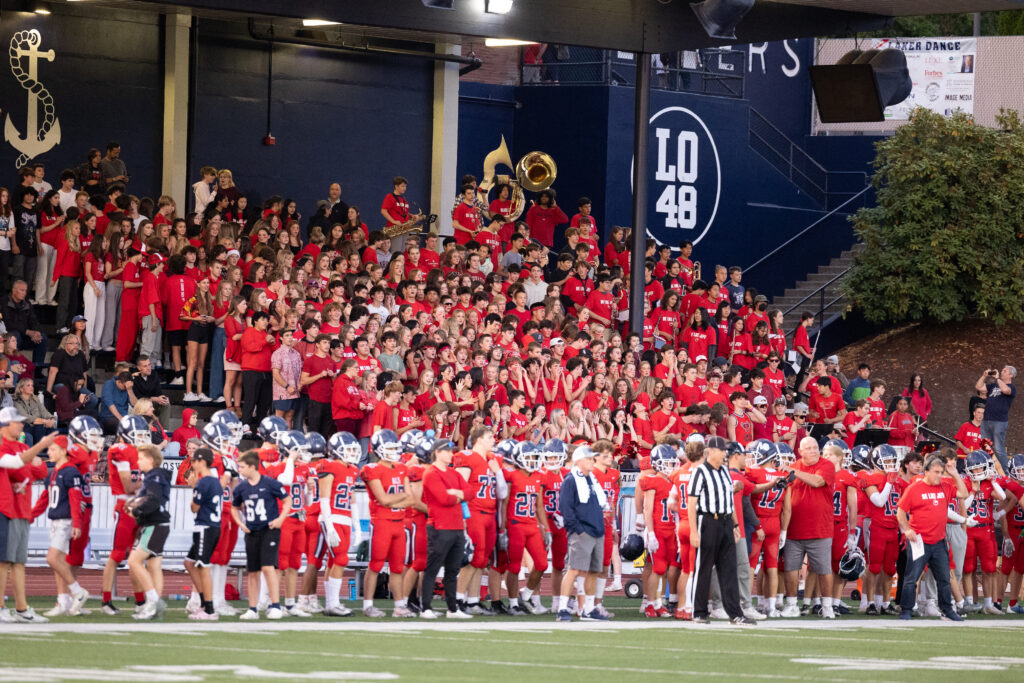 Lake Oswego High School, "Red Out" Game, September, 2023